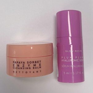 Glow Recipe Plum Serum Papaya Cleanser Duo Bundle